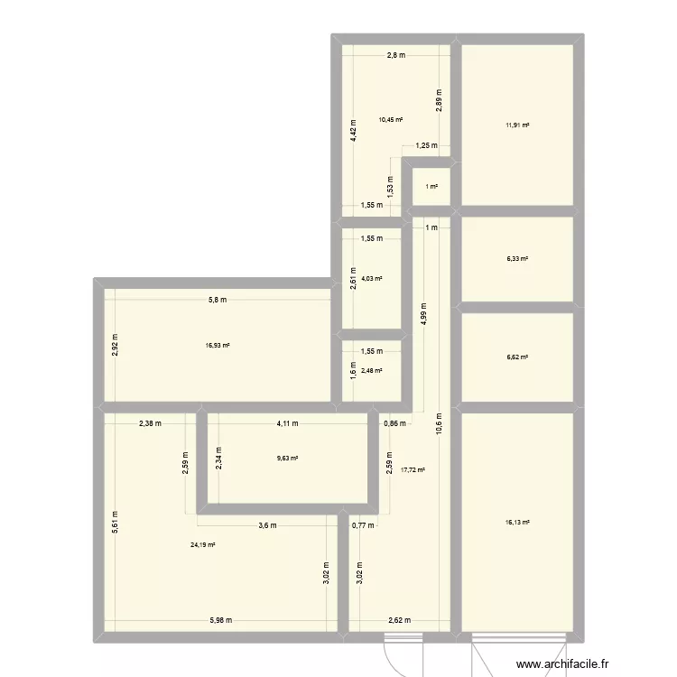 Maison maman now. Plan de 