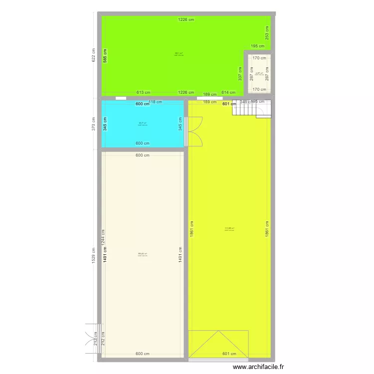 hangar. Plan de 