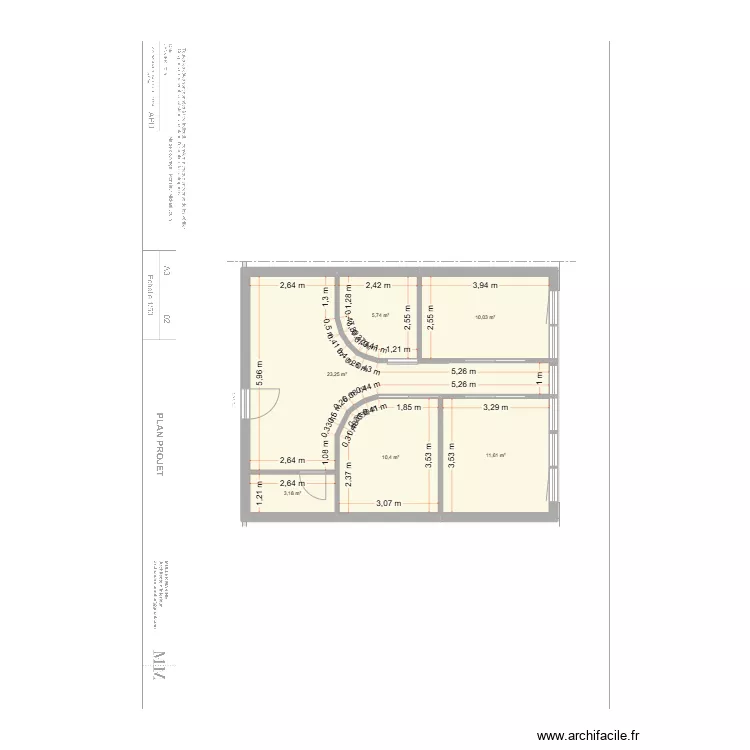 VITALYA APRES TRAVAUX. Plan de 