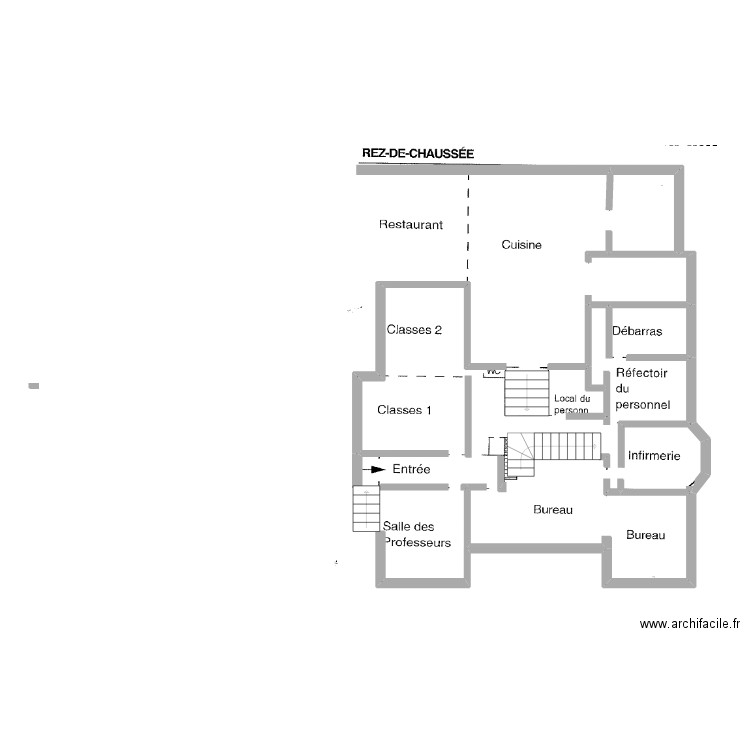 REZ CHATEAU MAMBAYE. Plan de 0 pièce et 0 m2