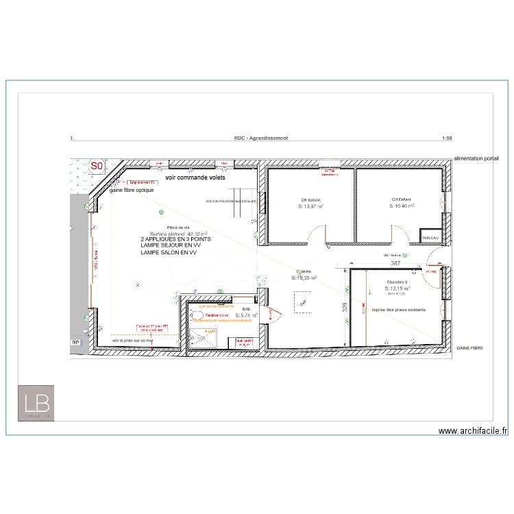 CHESI/GAUTHIER RDC. Plan de 0 pièce et 0 m2