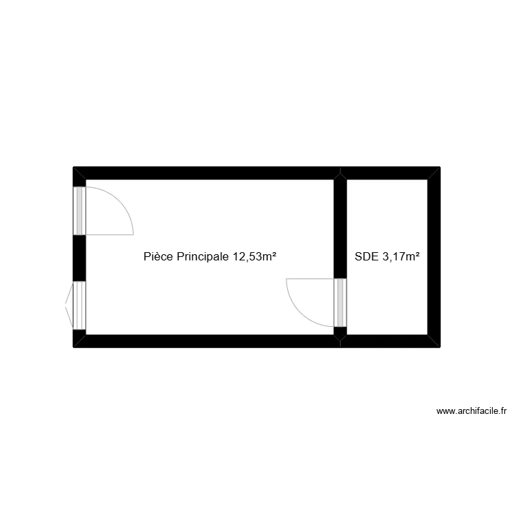 14 place Jean de la Fontaine. Plan de 