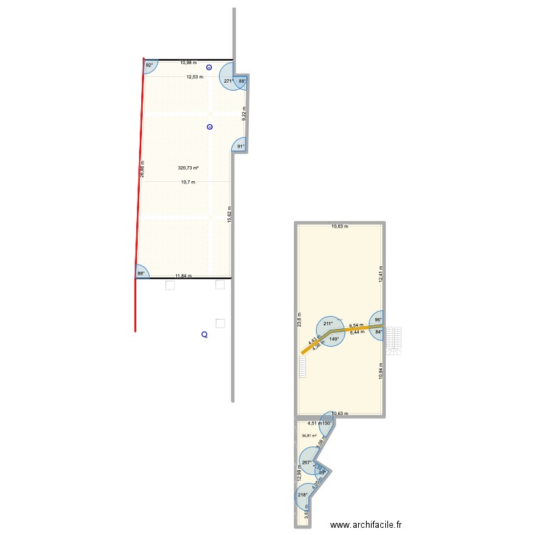 zone infiltration. Dumbea Mall  20 juillet. Plan de 3 pièces et 604 m2