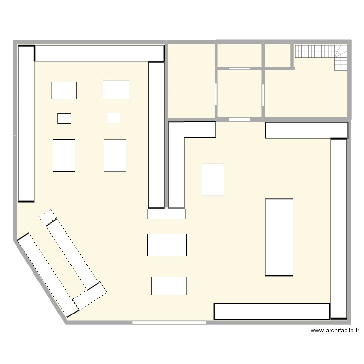 nocibé. Plan de 6 pièces et 401 m2