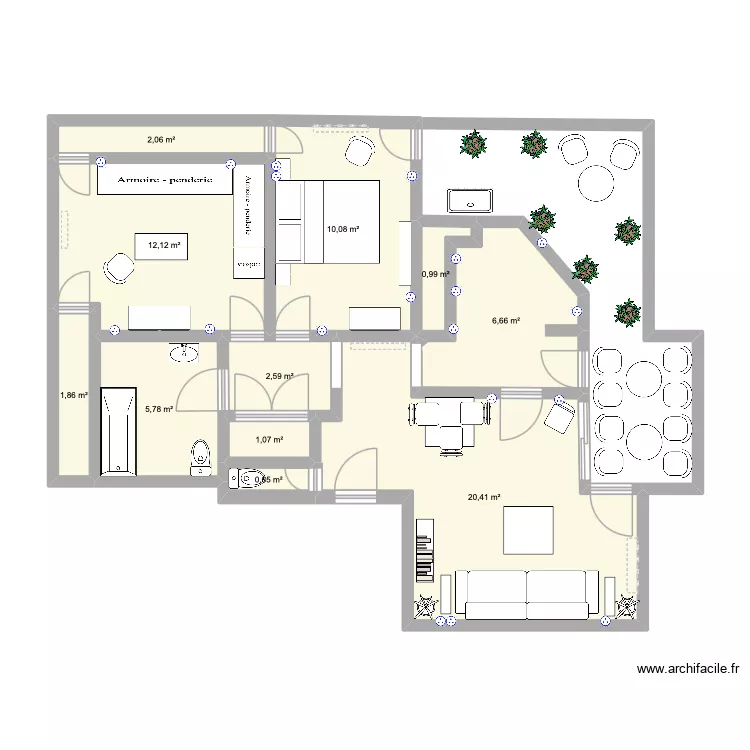 Pointe du jour 1. Plan de 