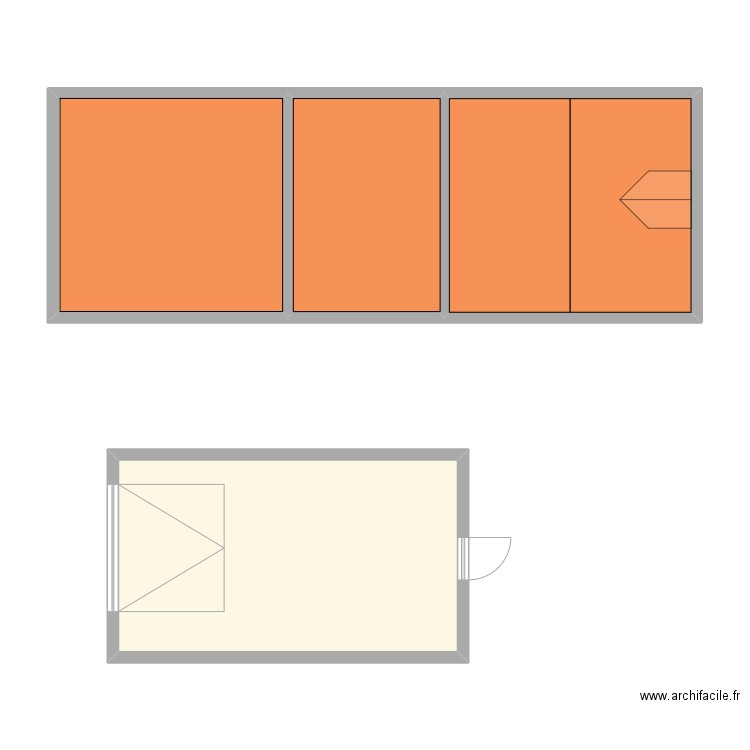 Sanson - Rouen. Plan de 18 pièces et 158 m2