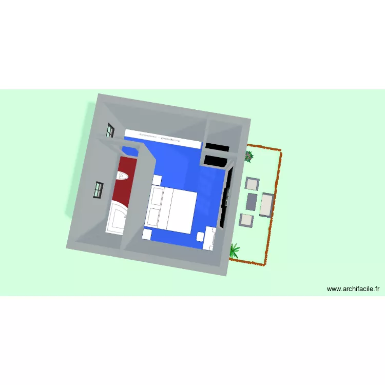 projet bresil 3 etage. Plan de 3 et 20 m² projet bresil 3 etage. Plan de 3 et 20 m²