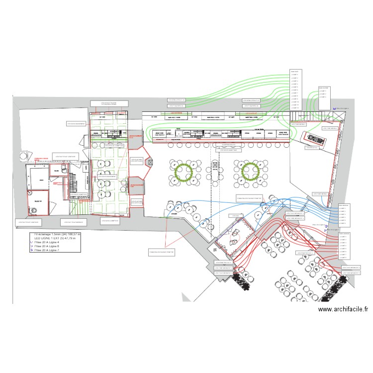 LE SAINT arrivée LED. Plan de 0 pièce et 0 m2