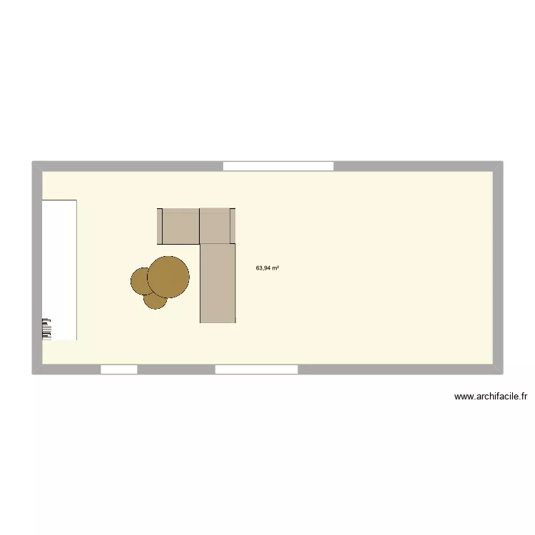 Portillo Sofa Boho. Plan de 