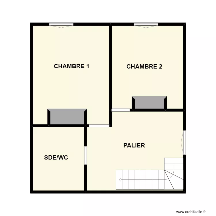 GILLIOT 1R. Plan de 