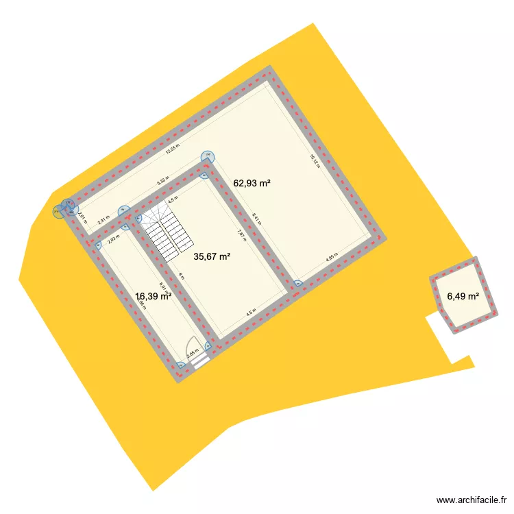 PLAN 1. Plan de 6 et 269 m² PLAN 1. Plan de 6 et 269 m²