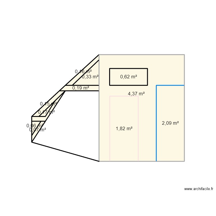 sdbmanon. Plan de 11 pièces et 11 m2