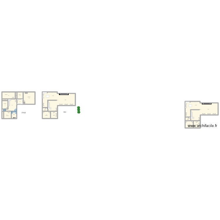 st désir 48A. Plan de 17 pièces et 315 m2