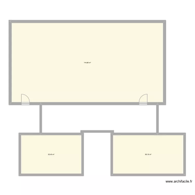 EXTERIEUR BOULODROME. Plan de 3 et 163 m² EXTERIEUR BOULODROME. Plan de 3 et 163 m²