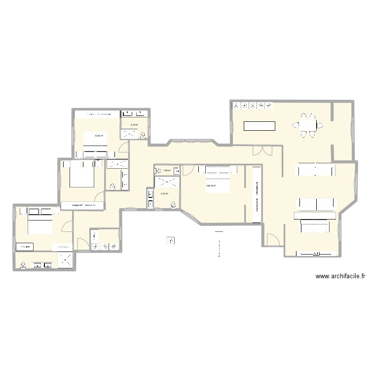 maria de molina 10. Plan de 5 pièces et 193 m2