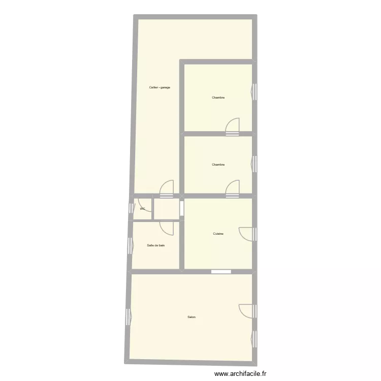 VIALLON. Plan de 8  et 132 m²