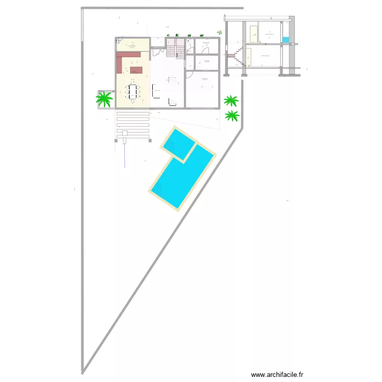 villa 3 rez. Plan de 
