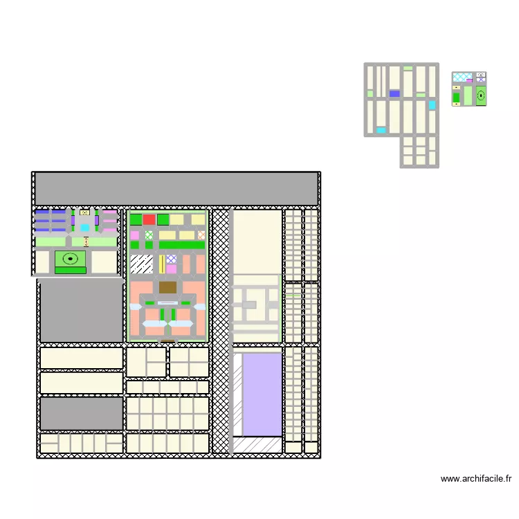 UNIV. Plan de 289 et 62 m² UNIV. Plan de 289 et 62 m²