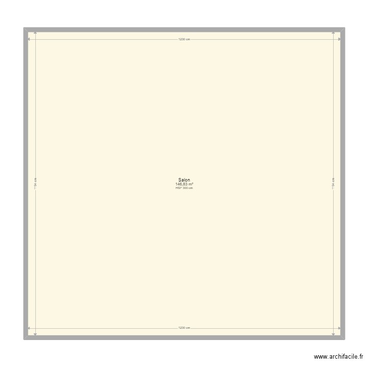 vincent 3 chbr salon. Plan de 1 pièce et 147 m2