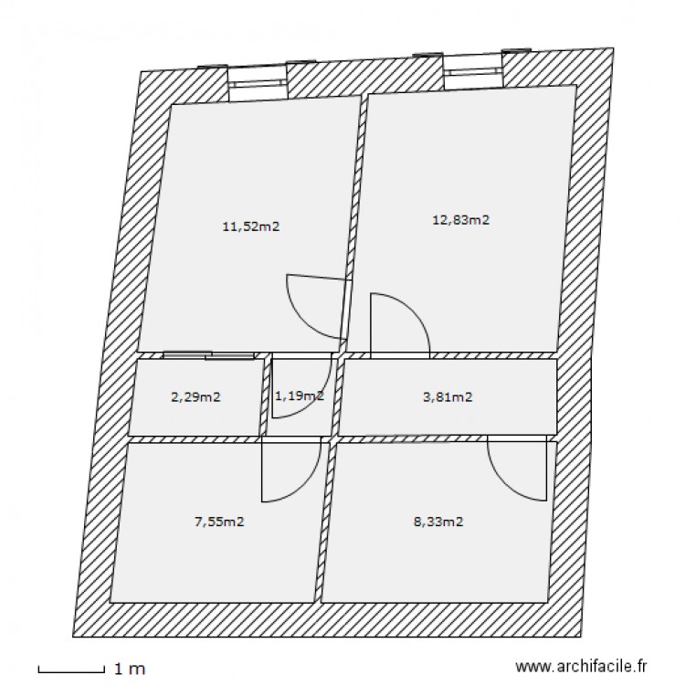 guillaumin etage. Plan de 0 pièce et 0 m2