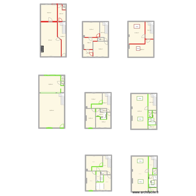 GODARD Reims. Plan de 0 pièce et 0 m2
