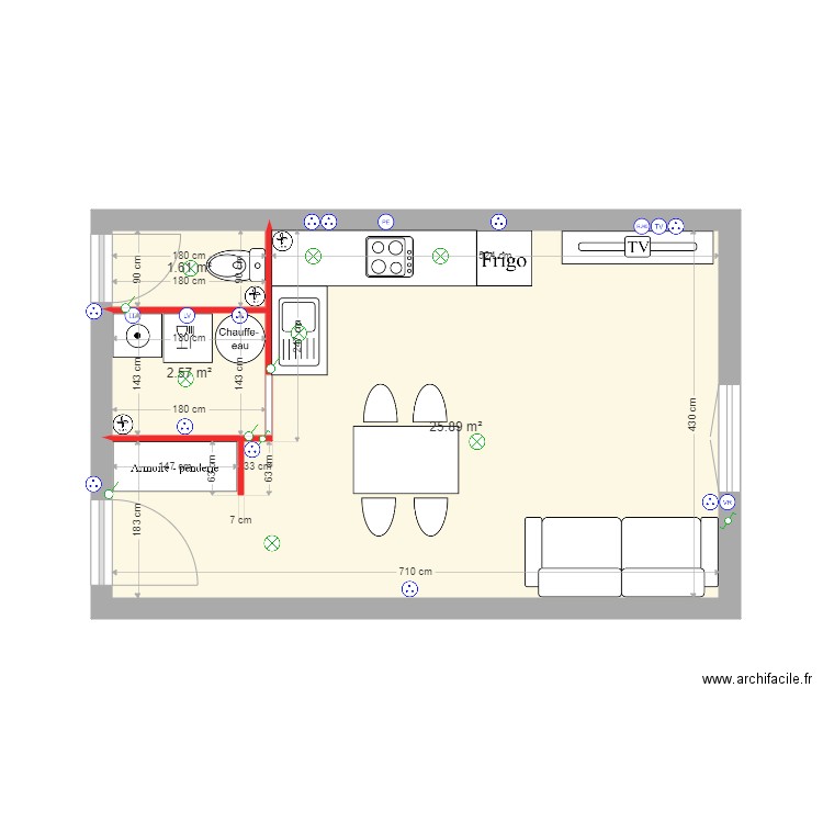 etage place 3 elec. Plan de 0 pièce et 0 m2