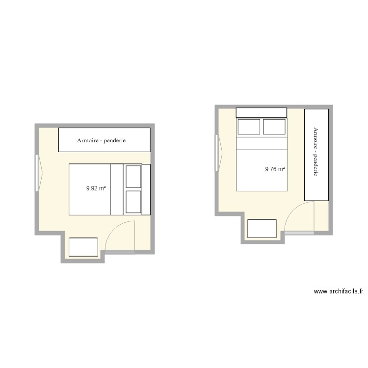 CHAMBRE. Plan de 0 pièce et 0 m2