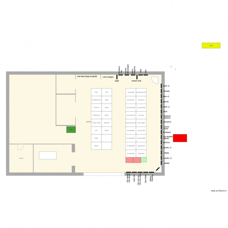 Local La seyne. Plan de 0 pièce et 0 m2