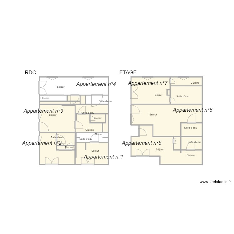 Croquis CLAMA. Plan de 0 pièce et 0 m2