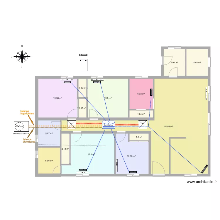 Maison Beniganim 5. Plan de Maison Beniganim 5. Plan de