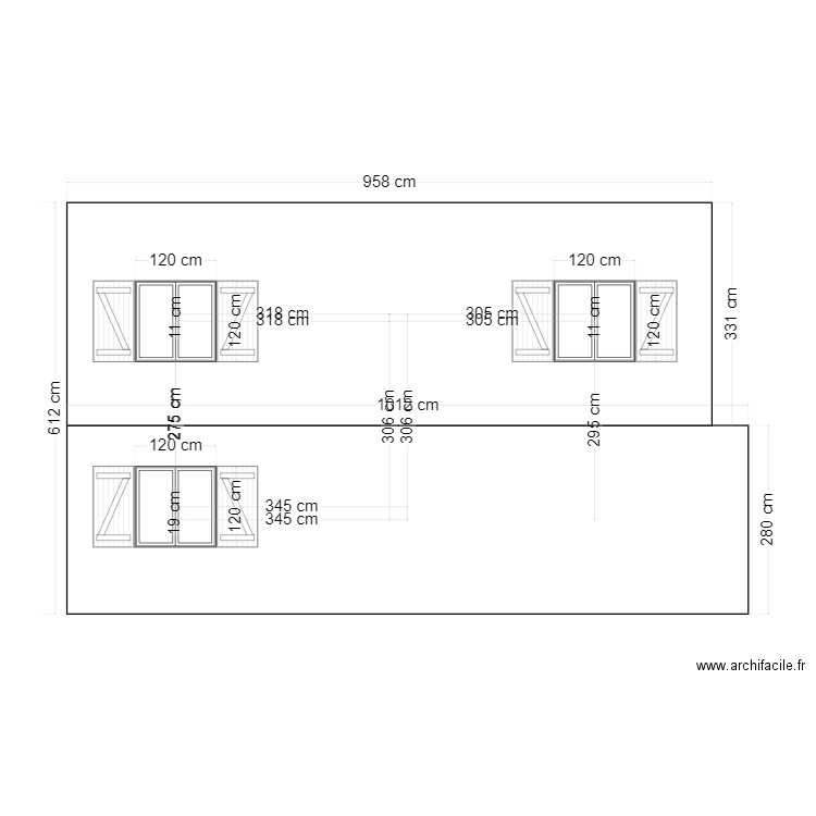 FACADE OUEST ST BUEIL. Plan de 0 pièce et 0 m2