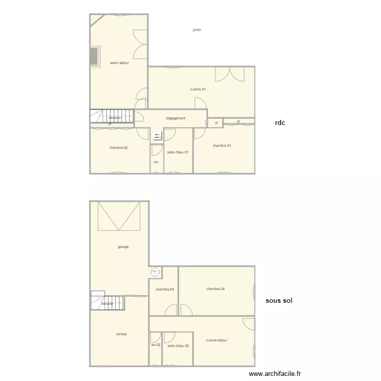 pubert am 1374. Plan de 