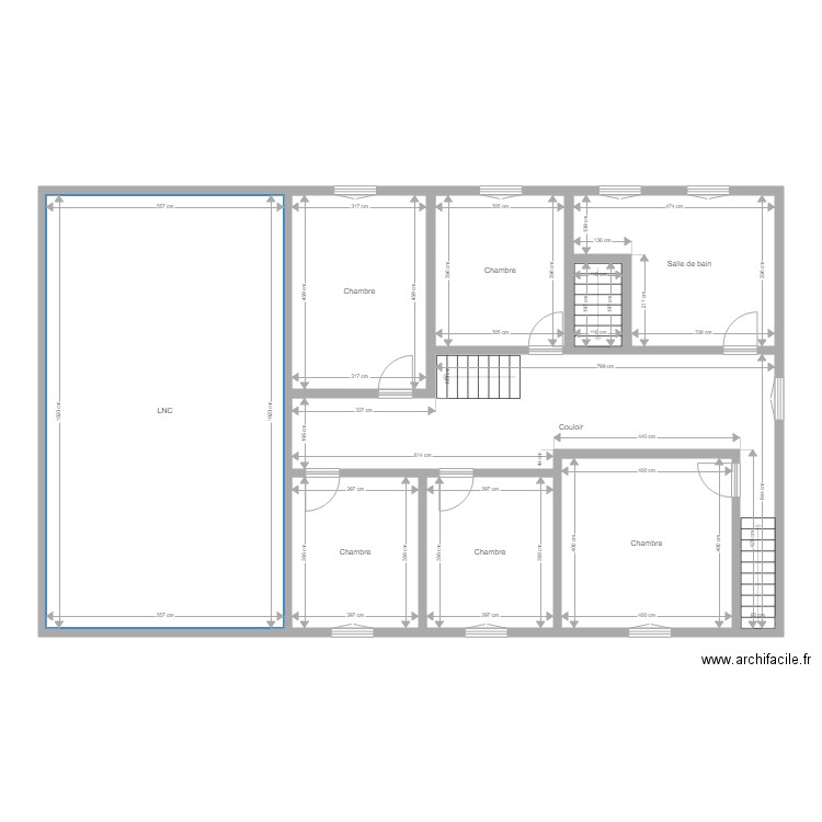 BOUVET MOUNIER Plan logement etage 1. Plan de 0 pièce et 0 m2