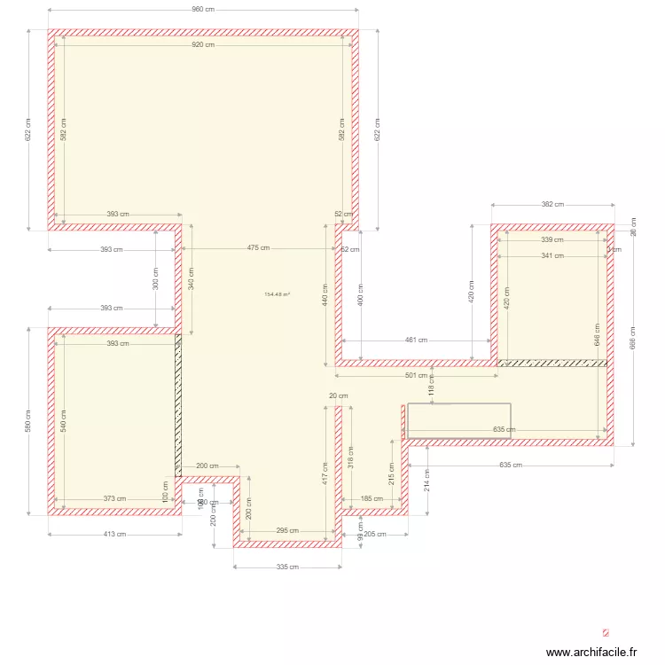 Gueux SS Ma&ccedil;onnerie. Plan de 
