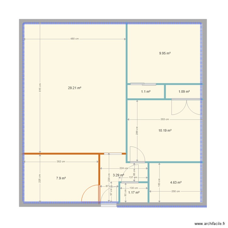 SIRE étage. Plan de 0 pièce et 0 m2