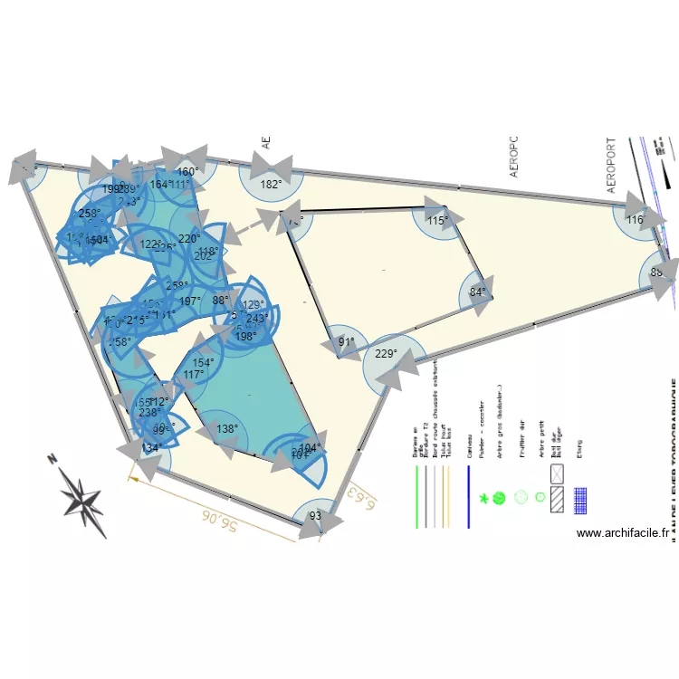 plan YRONDU VAL. Plan de 