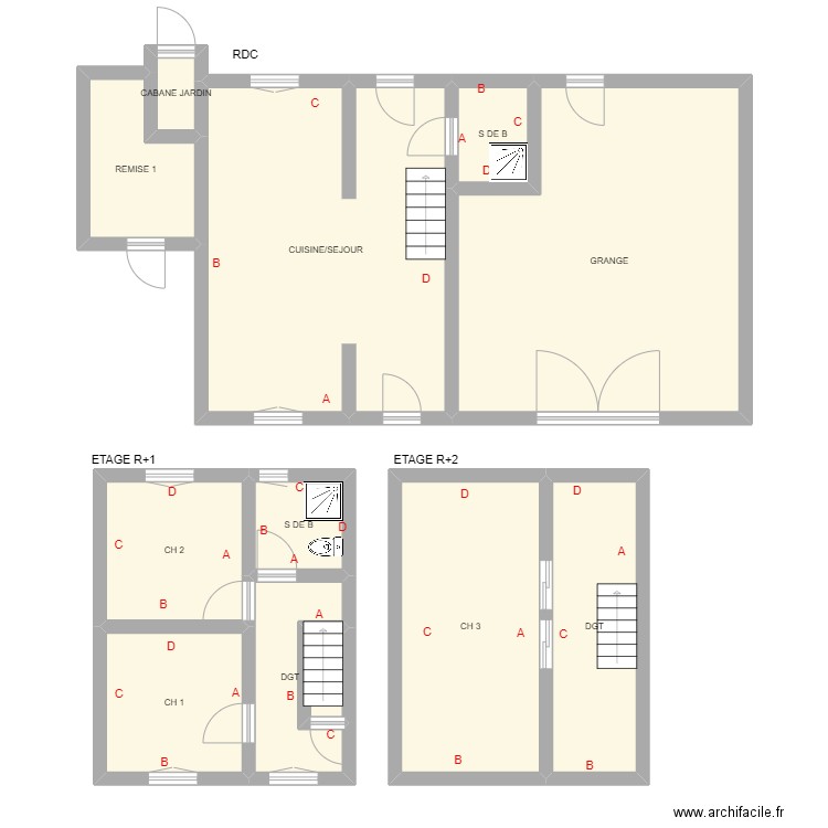 LEMONT. Plan de 12 pièces et 127 m2