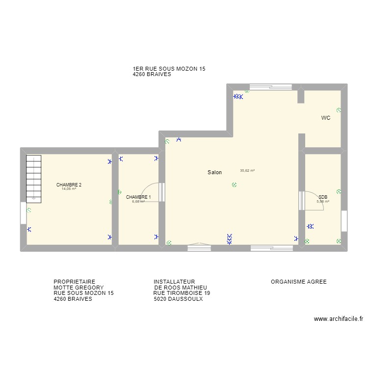 fumal rez. Plan de 0 pièce et 0 m2