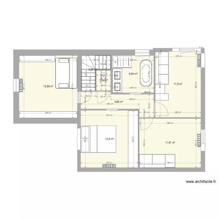 Etage. Plan de 