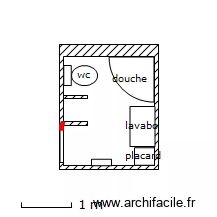 sdb saint gelais. Plan de 
