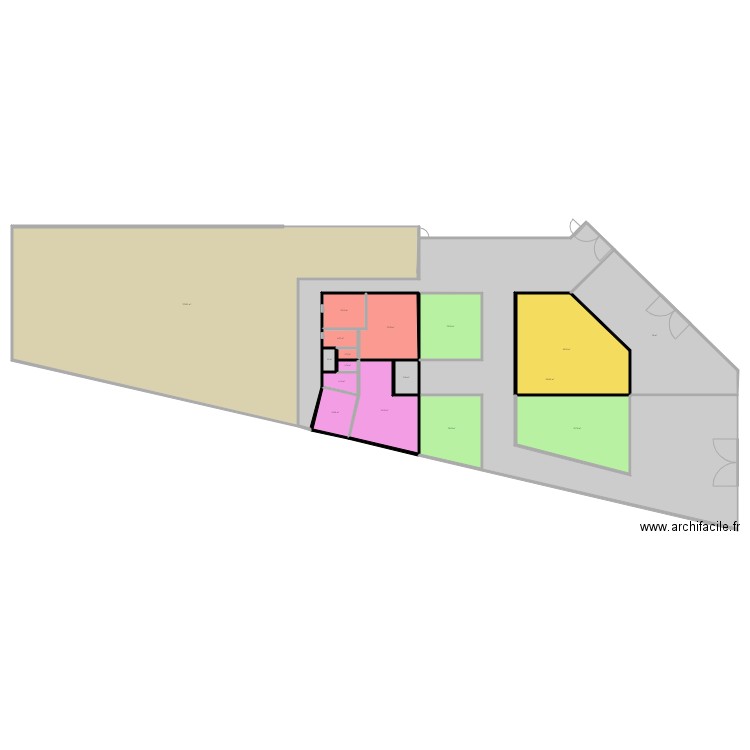 ak99 1005 LOG1 LOG2 PRO. Plan de 0 pièce et 0 m2