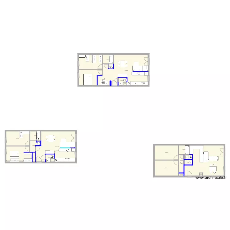 renov appart. Plan de 