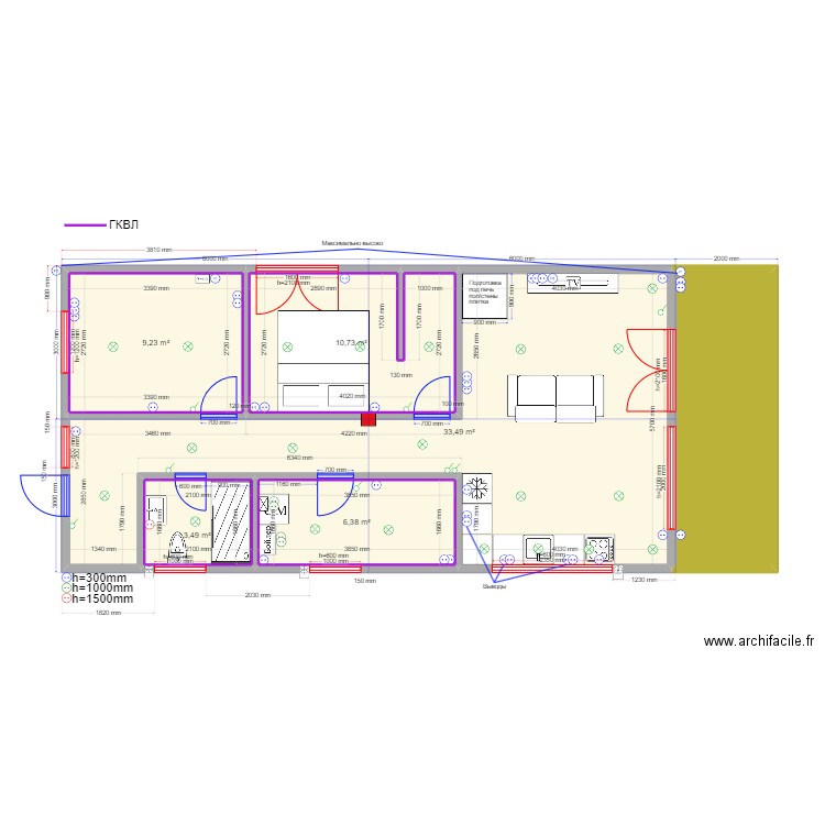 Сергей Александрово 2. Plan de 0 pièce et 0 m2