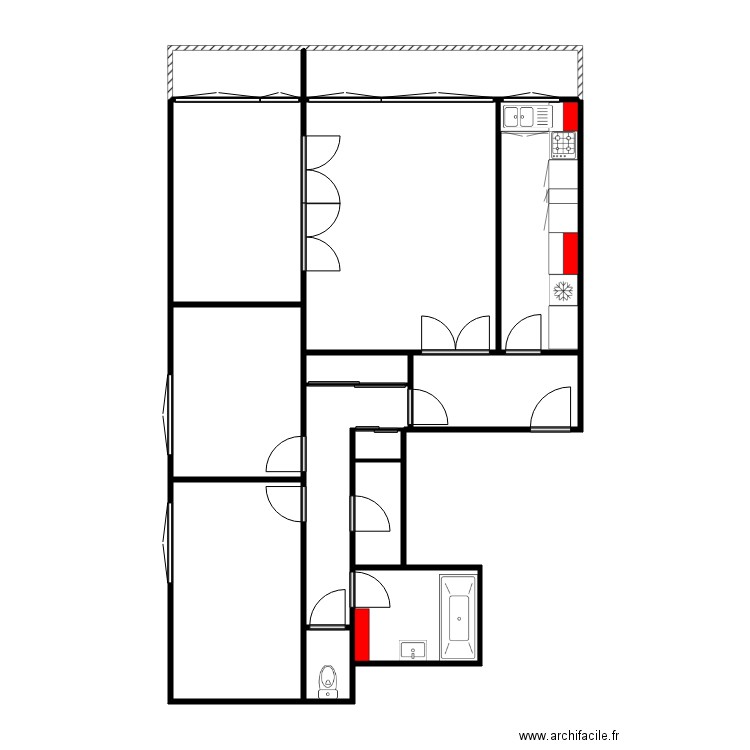 St Fargeau 39 KEMPF. Plan de 0 pièce et 0 m2