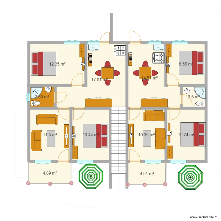 RDC surface. Plan de 0 pièce et 0 m2