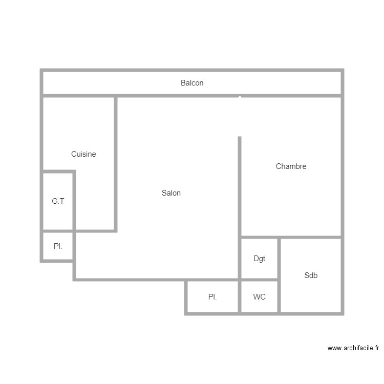 blomet. Plan de 0 pièce et 0 m2