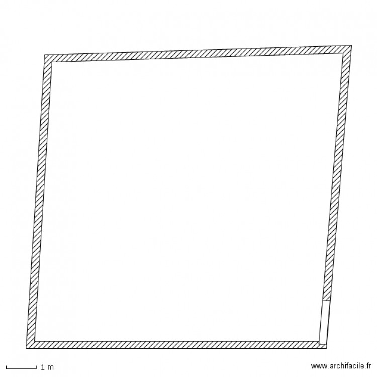 creation du garage. Plan de 0 pièce et 0 m2