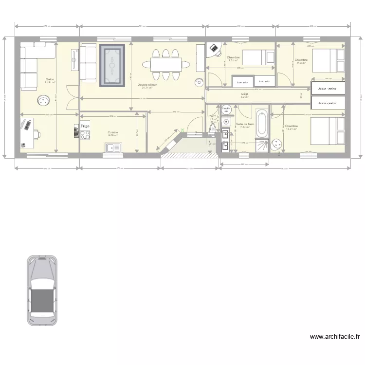 seynhaeve II. Plan de 