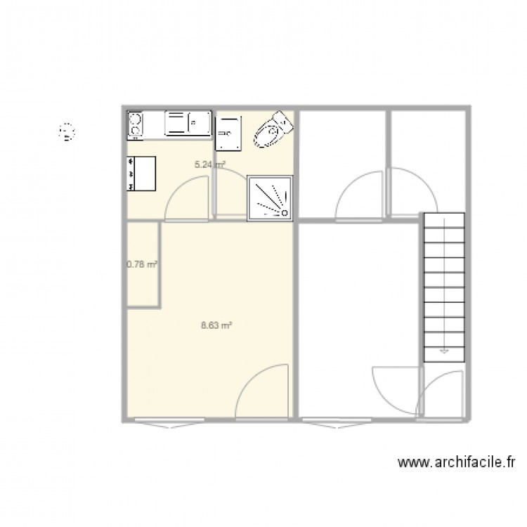 Appart. Plan de 0 pièce et 0 m2