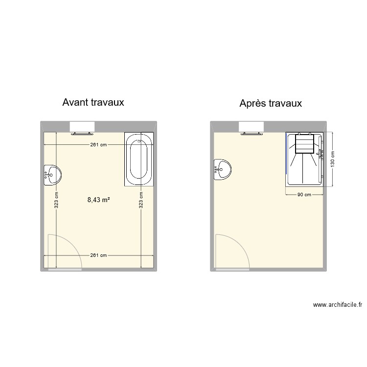 Sdb MENABE. Plan de 0 pièce et 0 m2